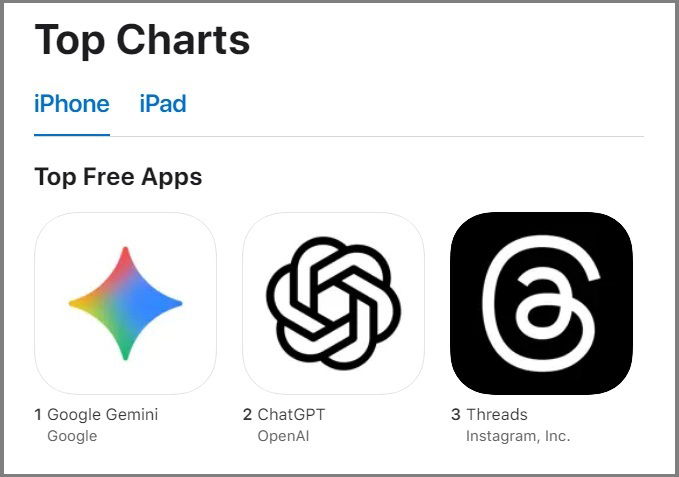 app mais descarregada iphone
