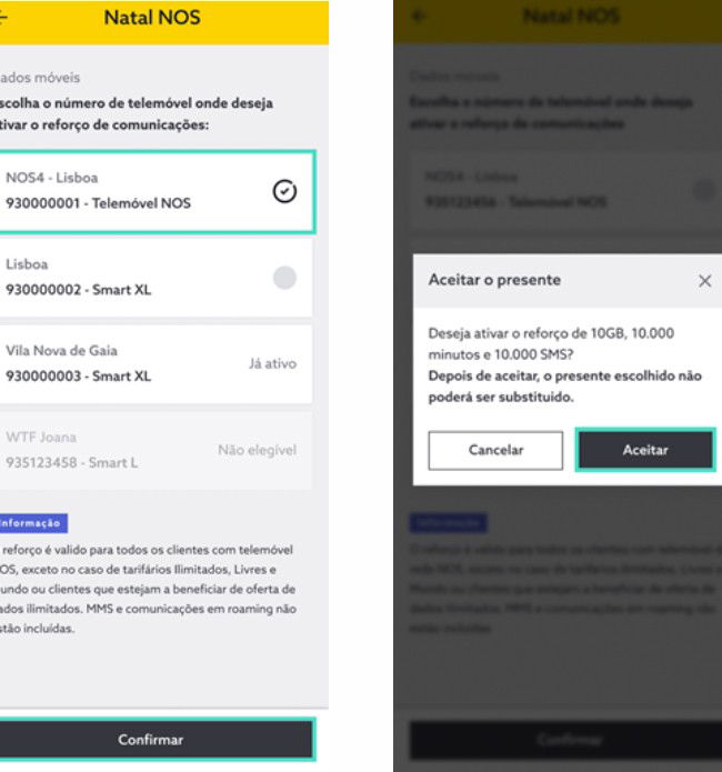 App NOS Oferta Natal