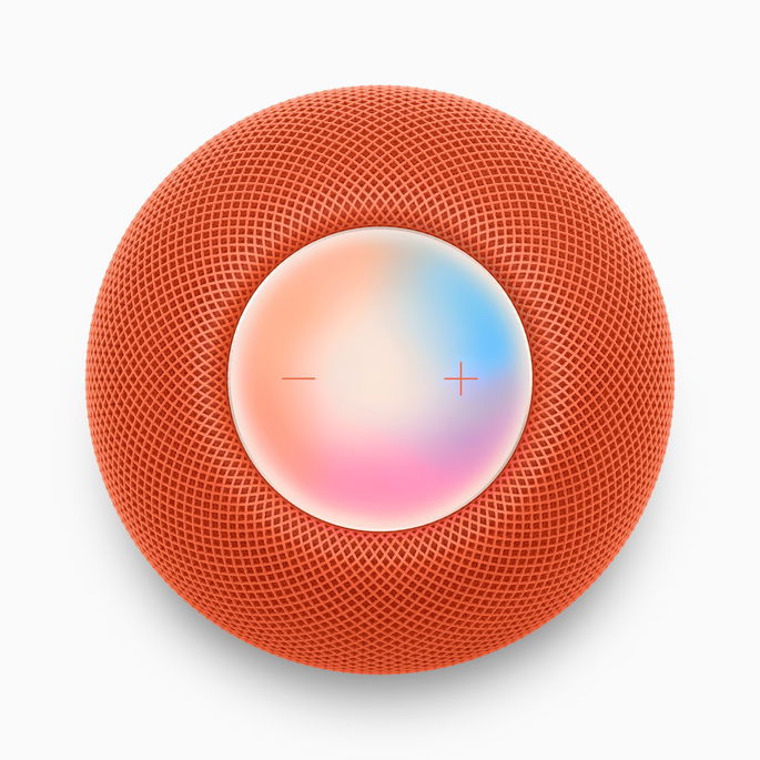 Imagem da coluna inteligente HomePod da Apple
