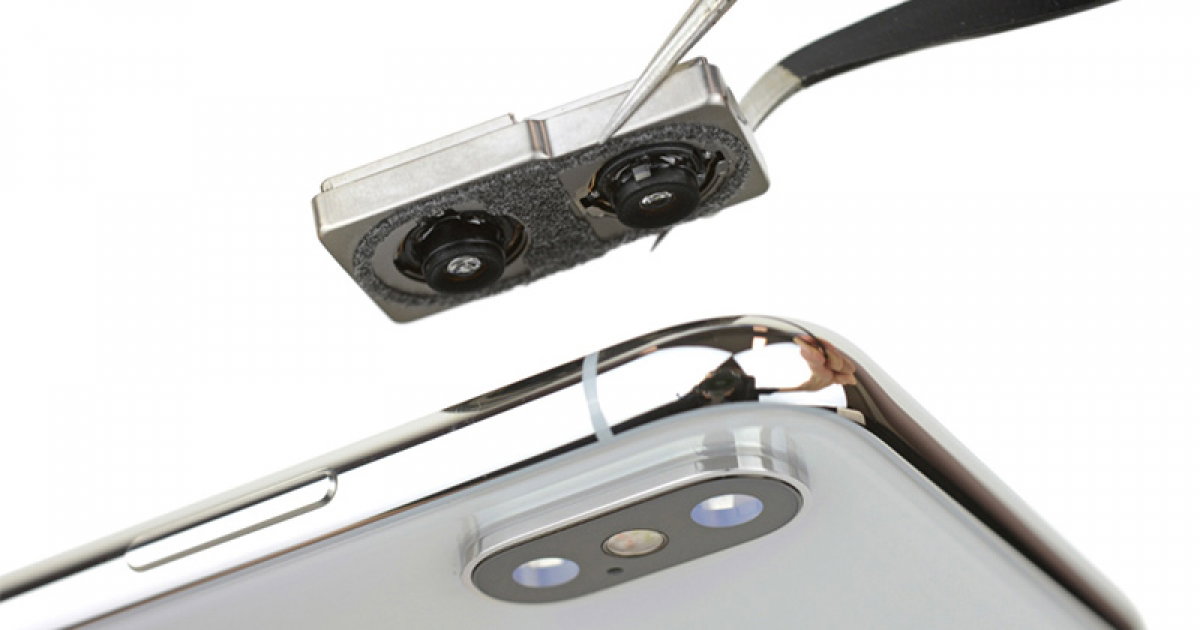 O interior do Apple iPhone X revela os segredos do sistema de câmara ...