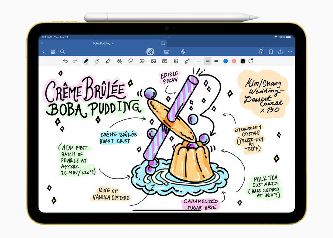 Image of Apple Pencil installed on iPad