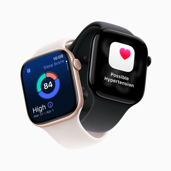 Apple Watch Series 11 Sleep Score e pressão arterial
