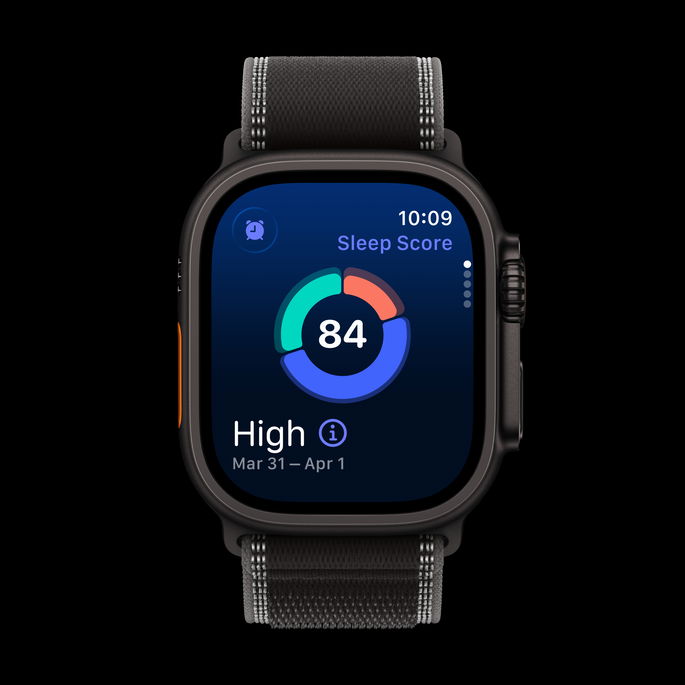 Apple Watch Ultra 3 bracelete Sleep Score