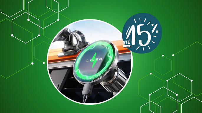 LISEN Carregador Magsafe para carro com desconto de até 15%