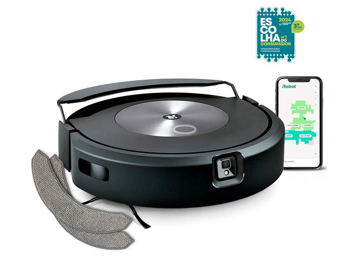 Imagem de um aspirador robô