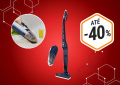 Aspirador vertical BOSCH 2 em 1 que querias com desconto 40% na Worten