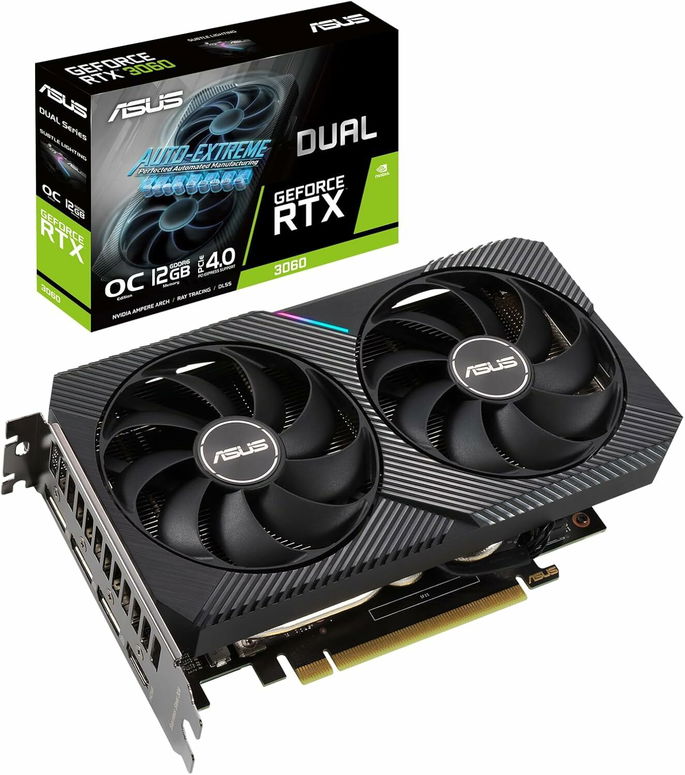 ASUS Dual NVIDIA GeForce RTX 3060 V2 OC Edition