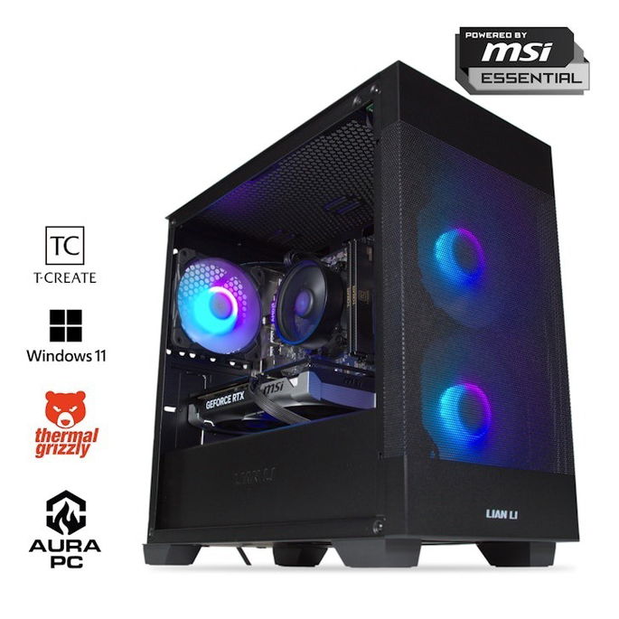 AURA Gamer PC R5 7500F RTX 5060 Ti