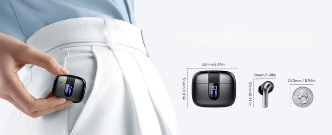 Auriculares sem fios Bluetooth IKT 1