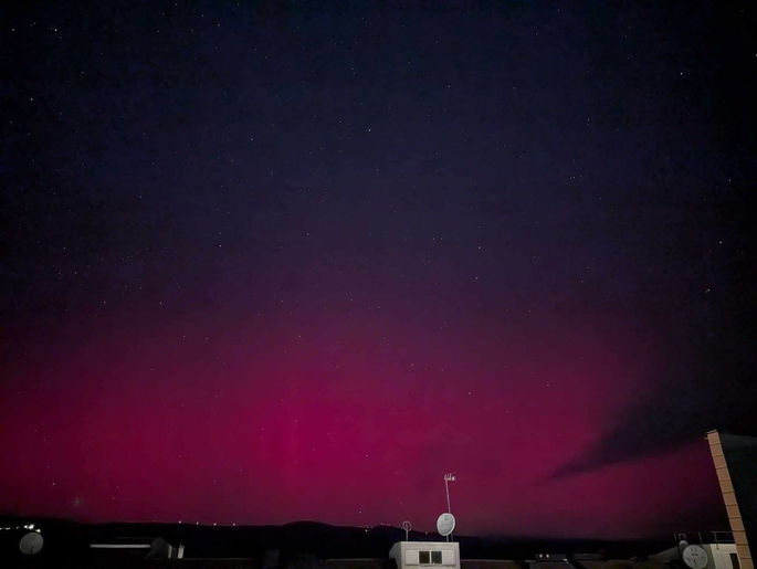 Aurora boreal Bragan&ccedil;a