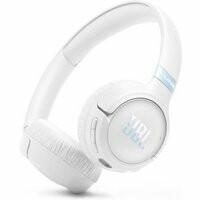 Auscultadores Bluetooth JBL T680NCWHT (Over Ear - Microfone - Branco)