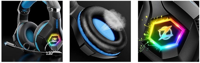 Auscultadores gaming Ozeino