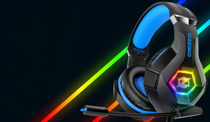 Auscultadores gaming Ozeino
