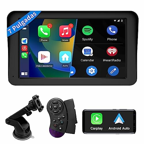 AWESAFE 7” Pantalla de Coche CarPlay Android Auto