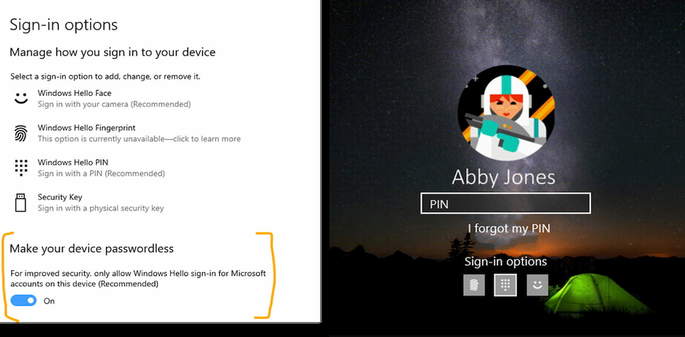 Microsoft windows hello