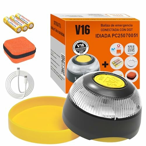 Baliza V16 Homologada DGT con Geolocalizador