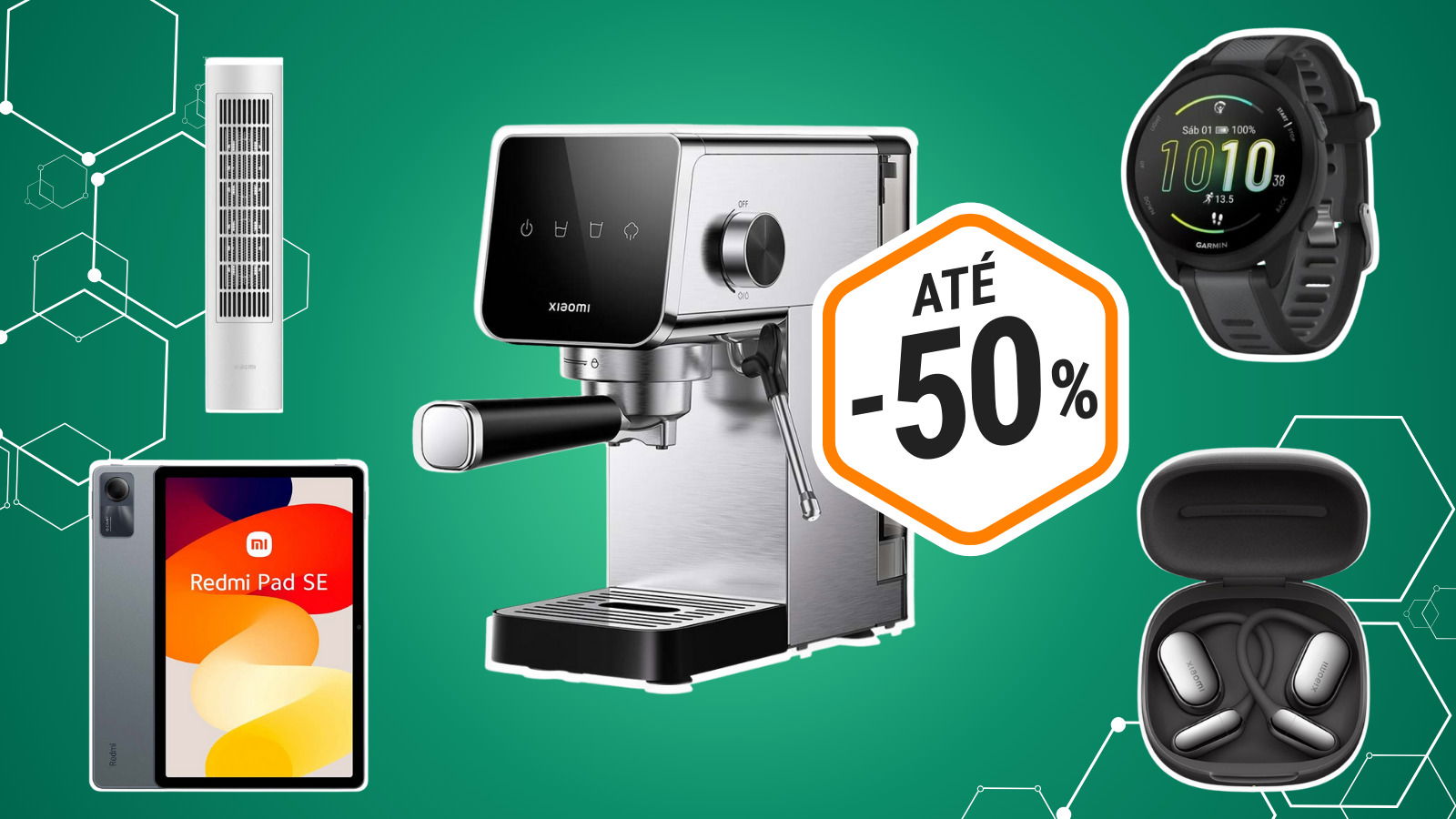 gadgets com descontos até 50%