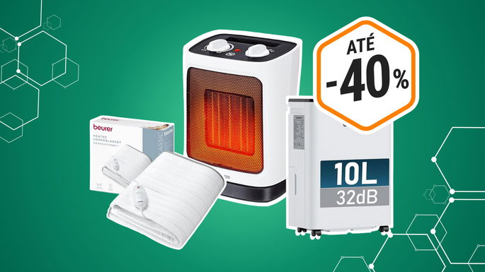 gadgets de inverno com descontos até 40%