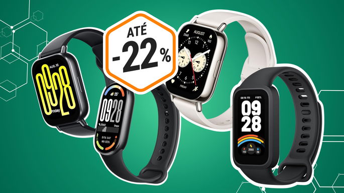 relógio inteligente da xiaomi com descontos de até 22%