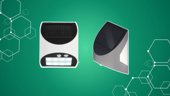 luzes de LED para parede Livarno Home com carregamento solar
