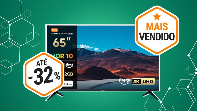 Smart TV Xiaomi F 65’’ com desconto de 32%