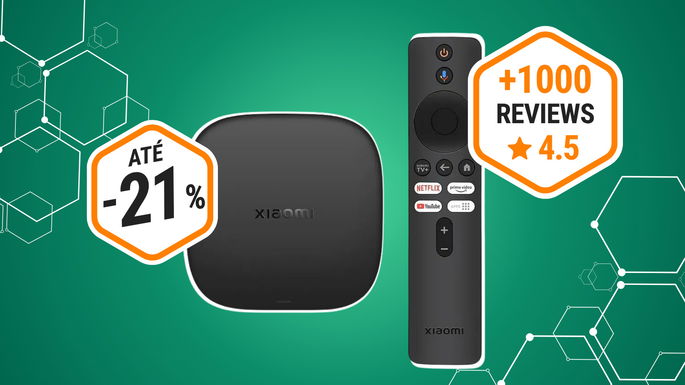 Xiaomi TV Box S (3.ª Geração) com desconto de 21%
