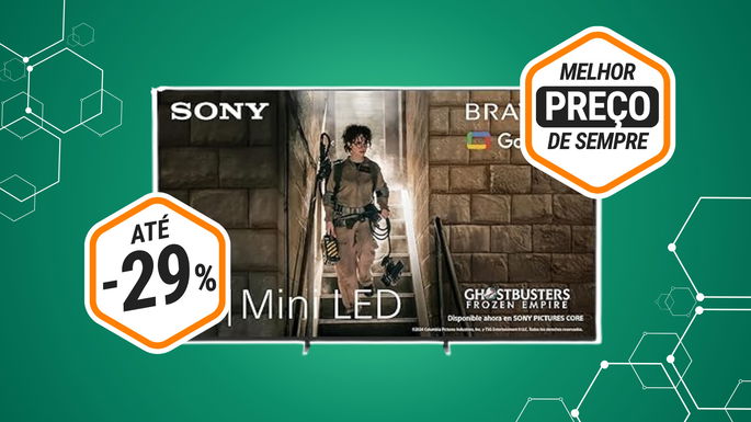 Sony BRAVIA 5 Mini LED de 55” comd esconto de 29%