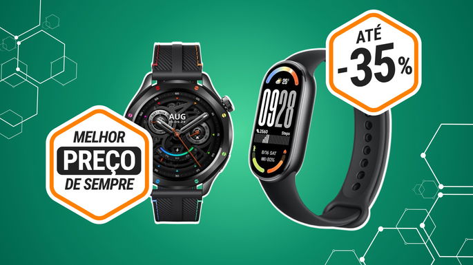 Xiaomi Watch S4 e a Xiaomi Smart Band 10 estão com descontos de até 35%