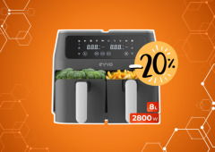 Barata e grande? Esta é a fritadeira de ar que procuras por menos de 75 € na Amazon!