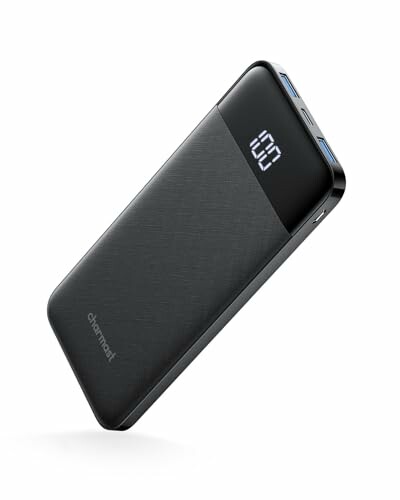 Bateria externa 10400 mAh Power Bank USB C 5 V/3A com LED ecr&atilde; bateria port&aacute;til Charmast