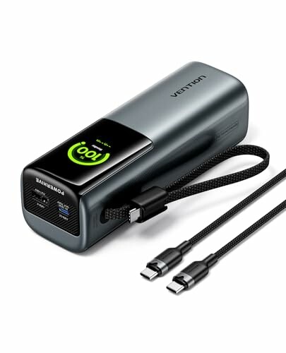 Bateria externa VENTION 27 000 mAh 200 W com ecrã digital