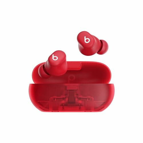 Beats Solo Buds Transp Red