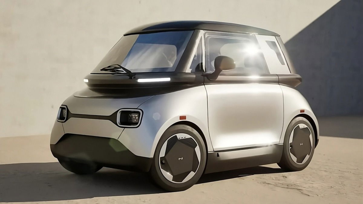 Vista lateral do BEN elétrico português