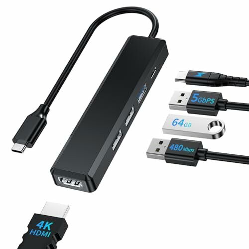 BHHB M80 Hub USB C HDMI 4K 100W