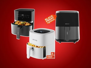 Black Friday imperdível: 3 Airfryers por menos de 50€, mas é por pouco tempo!