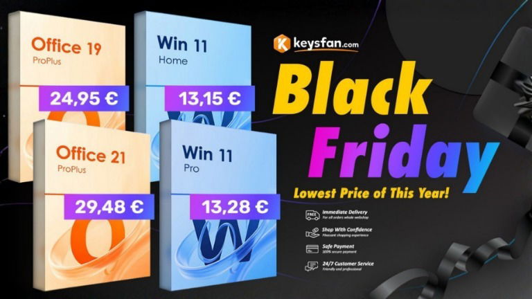 Black Friday Keysfan: desconto imperdível até 80% no Microsoft Office 2021 e até 90% no Windows 11