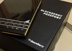BlackBerry Passport versão Dourada
