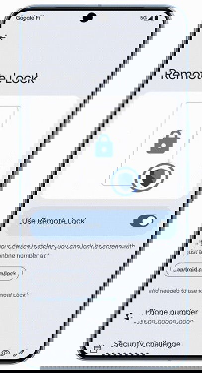 Bloqueio remoto Android