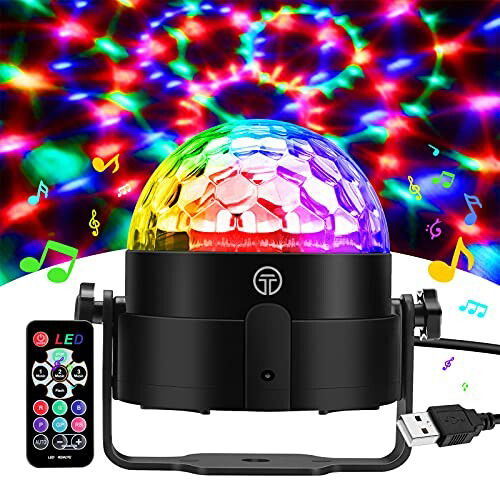 Bola Luz Discoteca LED 7 Cores RGB
