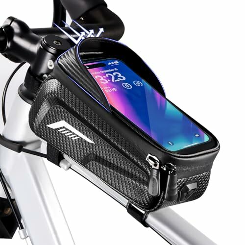 Bolsa de bicicleta 1,5 L preta