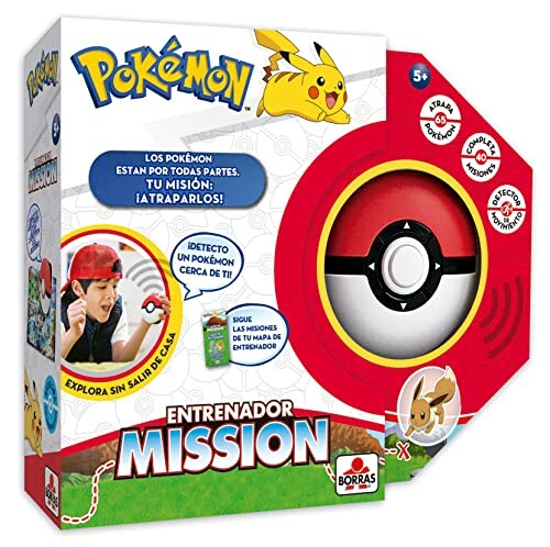 Borras - Pokémon Mission jogo de tabuleiro interativo, torne-se um treinador pokémon e pega-os todos