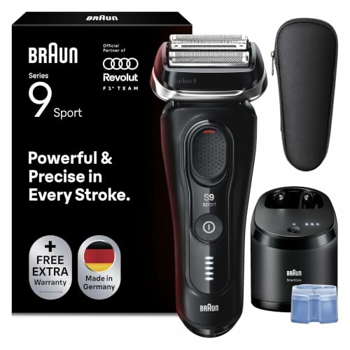 Braun Series 9 Sport 9150cce Afeitadora Elétrica, Preta