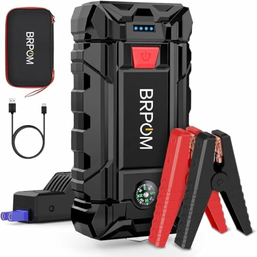 BRPOM Arrancador de Carros 8000A 21800 mAh