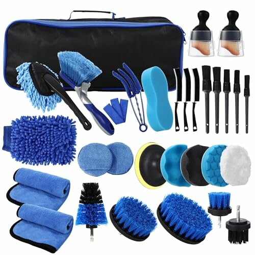 BUCOMTU 31 Piezas Kit Limpeza Automóvel