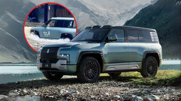 BYD Yangwang U8 inundação
