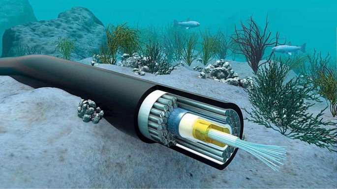 Cabos internet submersos