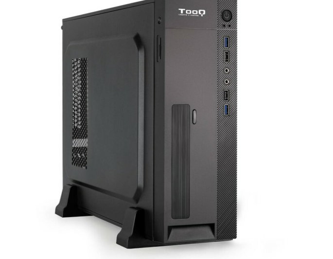 Caixa Slim Micro-ATX Tooq com fonte de alimenta&ccedil;&atilde;o 500W