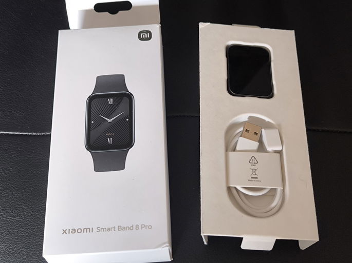 caixa da Xiaomi Smartband 8 Pro