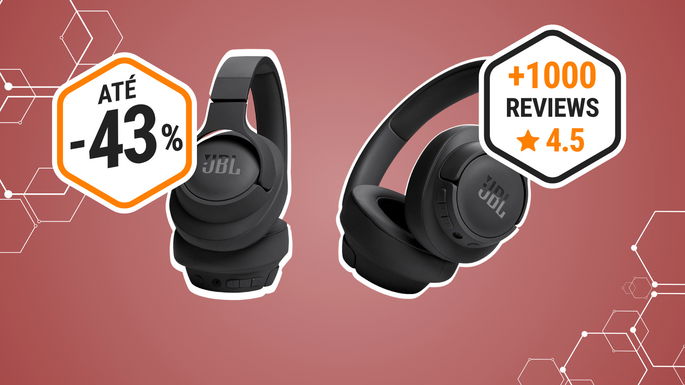 JBL Tune 720 BT comd esconto de 31% mais cupão de 12%