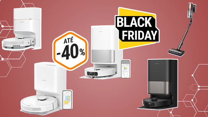 Aspiaradores dreame com descontos até 40%